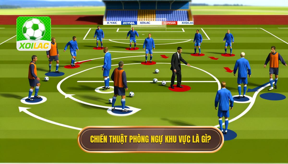 Chiến thuật bóng đá phòng ngự khu vực là gì_