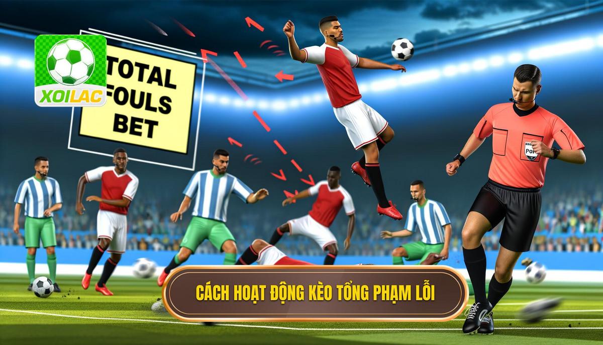 Cách thức hoạt động của kèo cược tổng số lần phạm lỗi