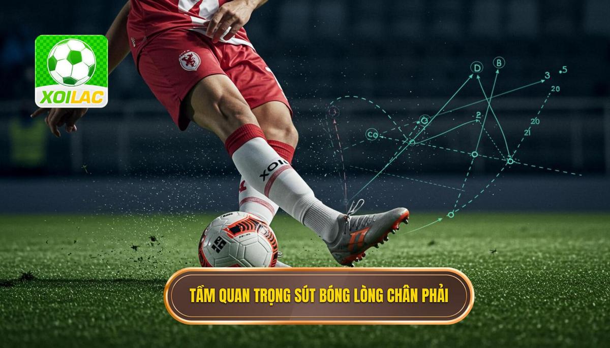 Phân tích tầm quan trọng của Kỹ thuật sút bóng bằng lòng bàn chân phải