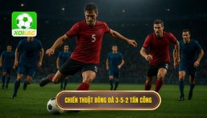 Chiến thuật bóng đá 3-5-2 tấn công