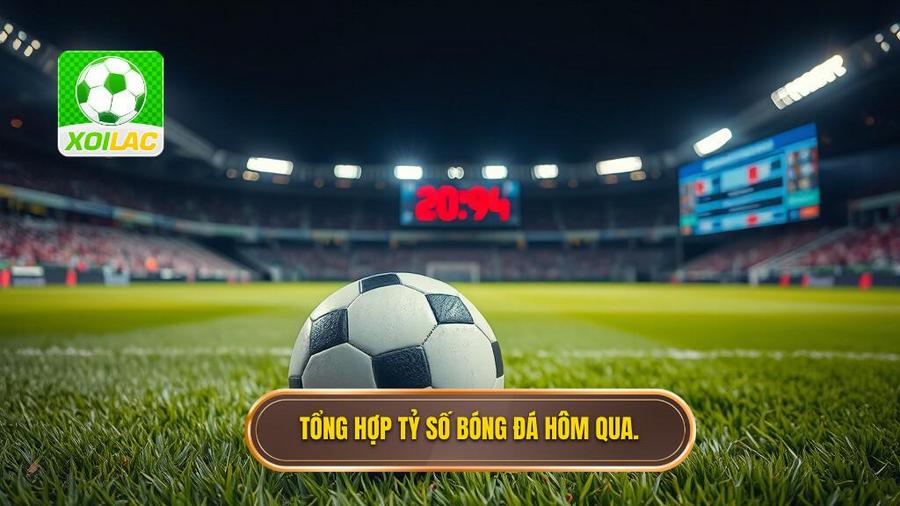 1. Tổng hợp tỷ số bóng đá hôm qua.