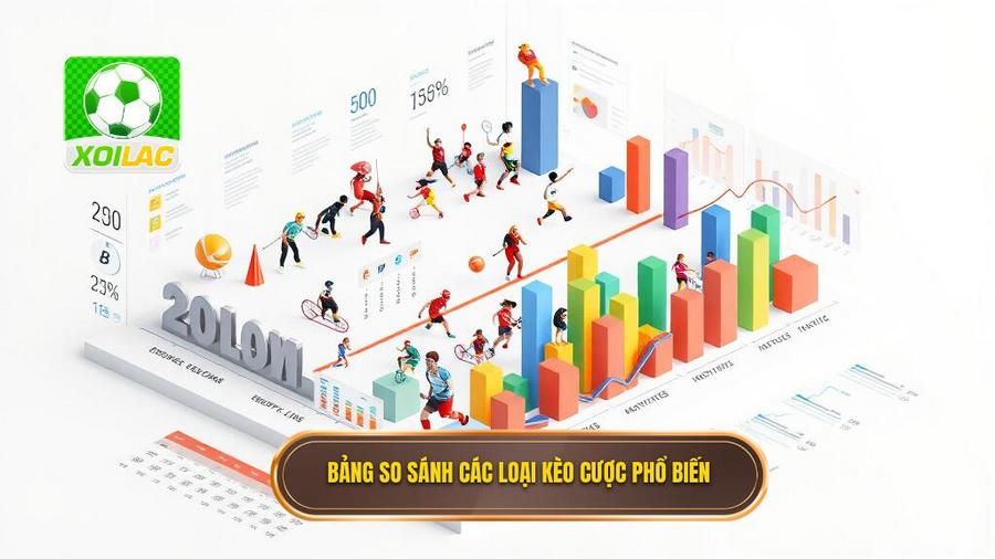 Bảng so sánh các loại kèo cược phổ biến