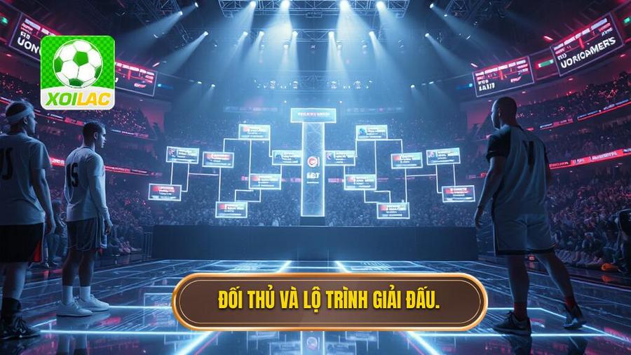 3. Đối thủ và lộ trình giải đấu.