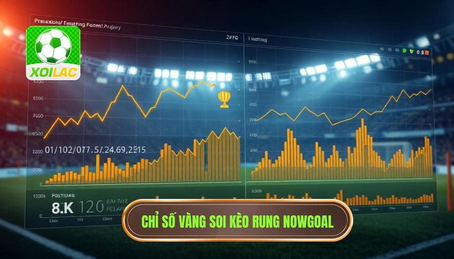 Phân tích các chỉ số vàng khi soi kèo rung mạnh theo diễn biến Nowgoal