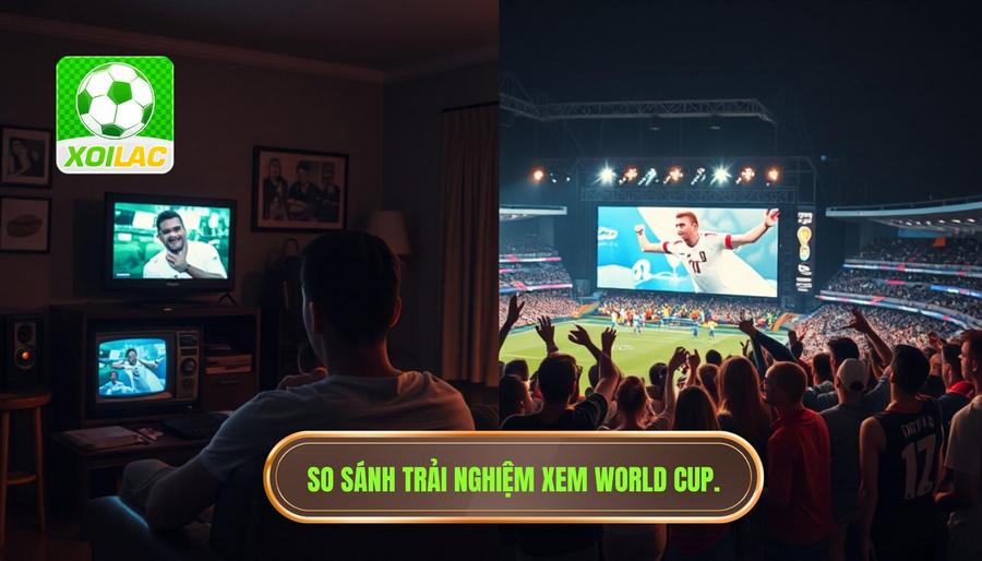 Bảng so sánh trải nghiệm xem World Cup