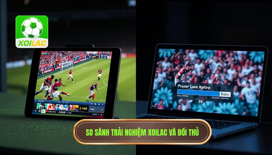 Bảng so sánh trải nghiệm tại Xoilac và các nền tảng khác